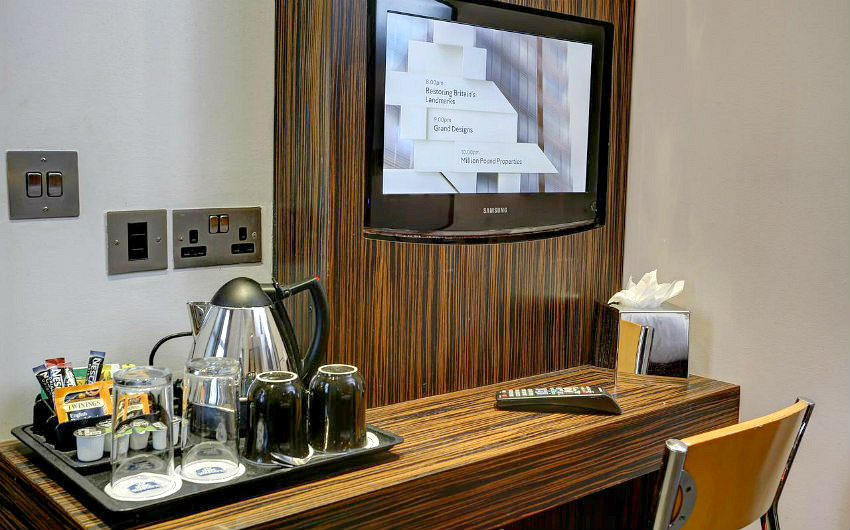 Enjoy a hot drink courtesy of your hospitality tray at Maitrise Hotel London Maida Vale